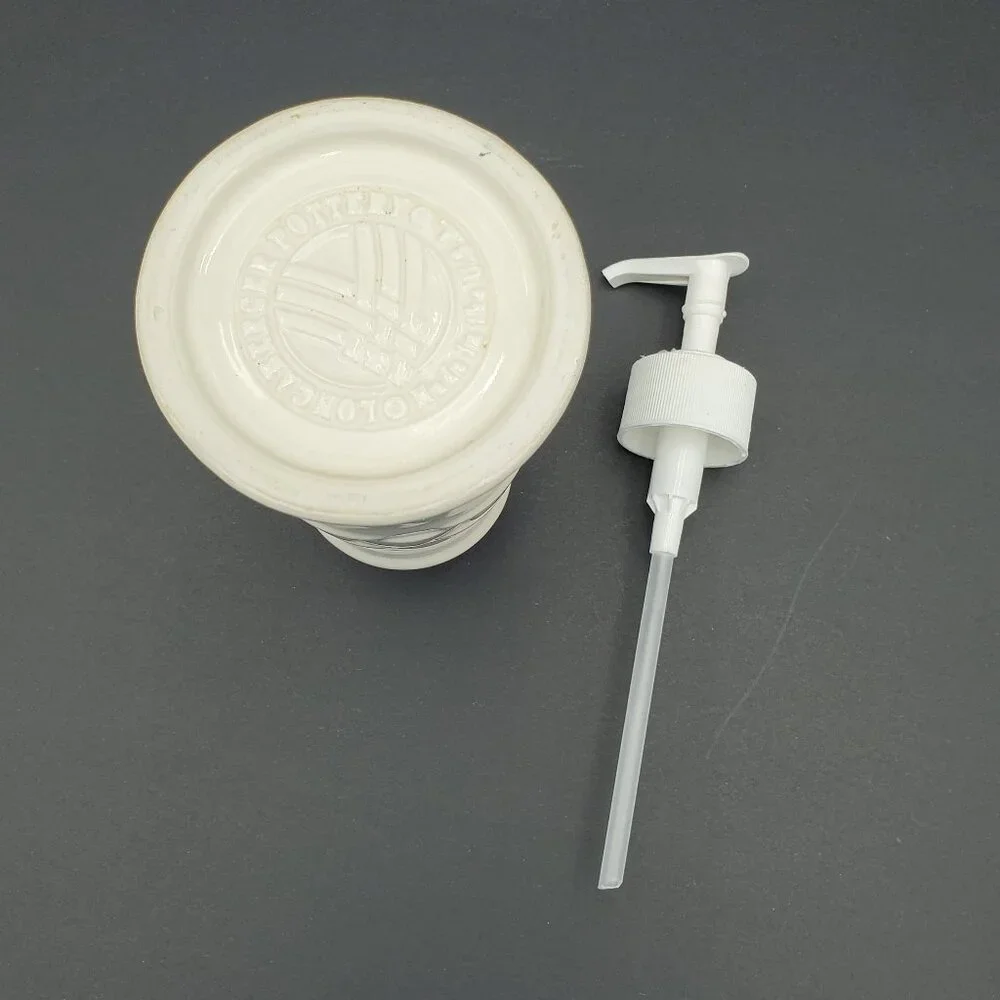 Longaberger Woven Traditions Classic Blue Lotion Dispenser Soap Dispenser